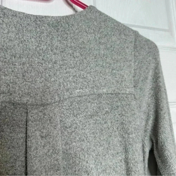 Monteau  Sweater Dress Buttons Grey Size Small - Picture 16 of 16